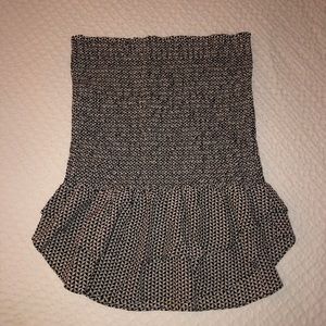 Madewell Silk Smocked Skirt